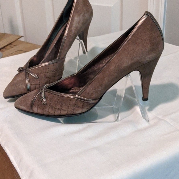 Amalfi brown heels / pumps - Picture 3 of 7